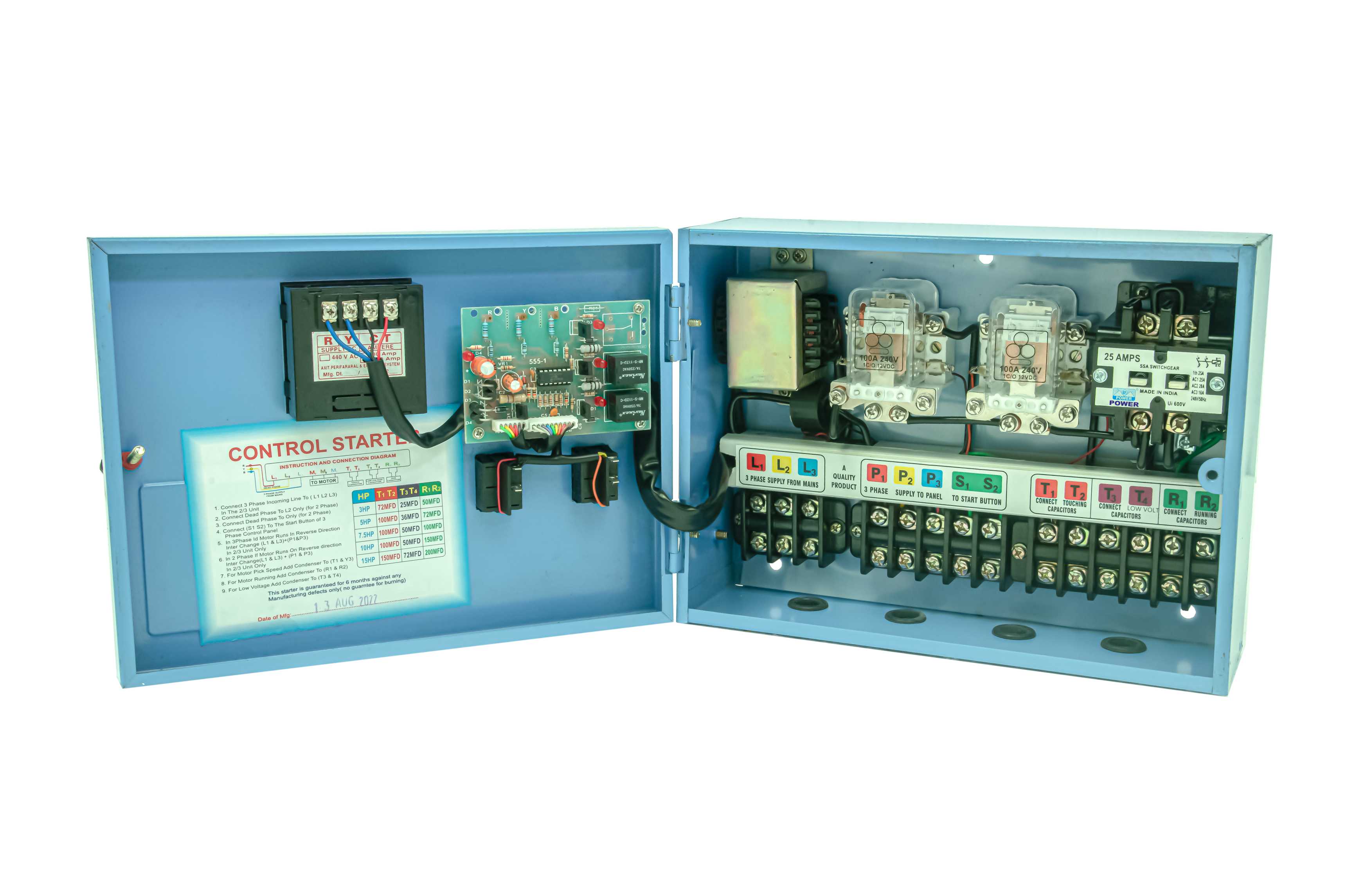 AGRICULTURAL SUBMERSIBLE AUTOMATIC PUMP CONTROLLER ( 2 PHASE TO 3 PHASE ) (1)