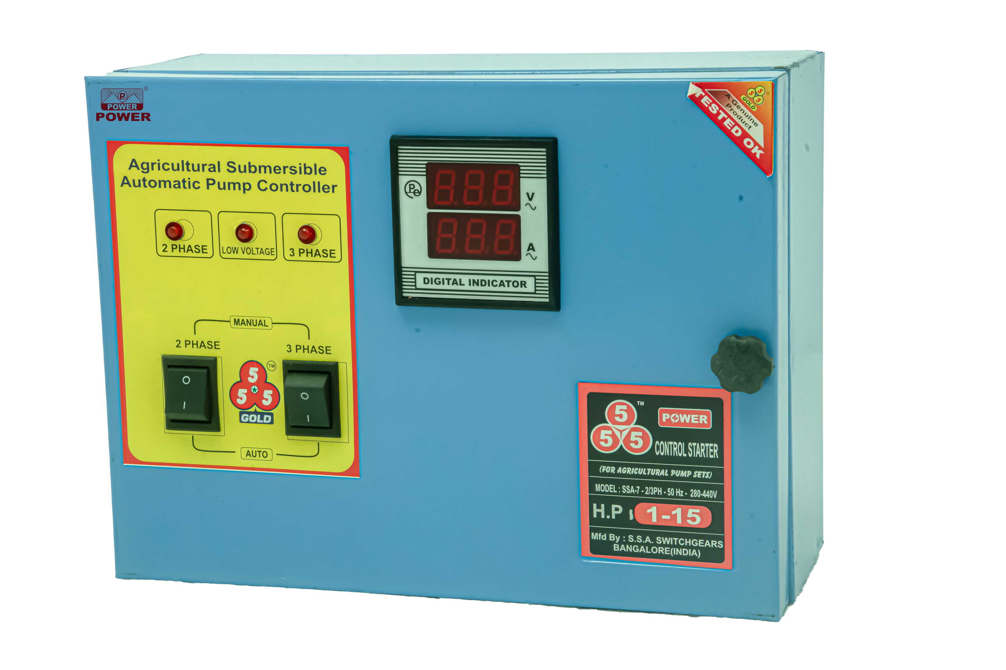 AGRICULTURAL SUBMERSIBLE AUTOMATIC PUMP CONTROLLER ( 2 PHASE TO 3 PHASE ) (2)