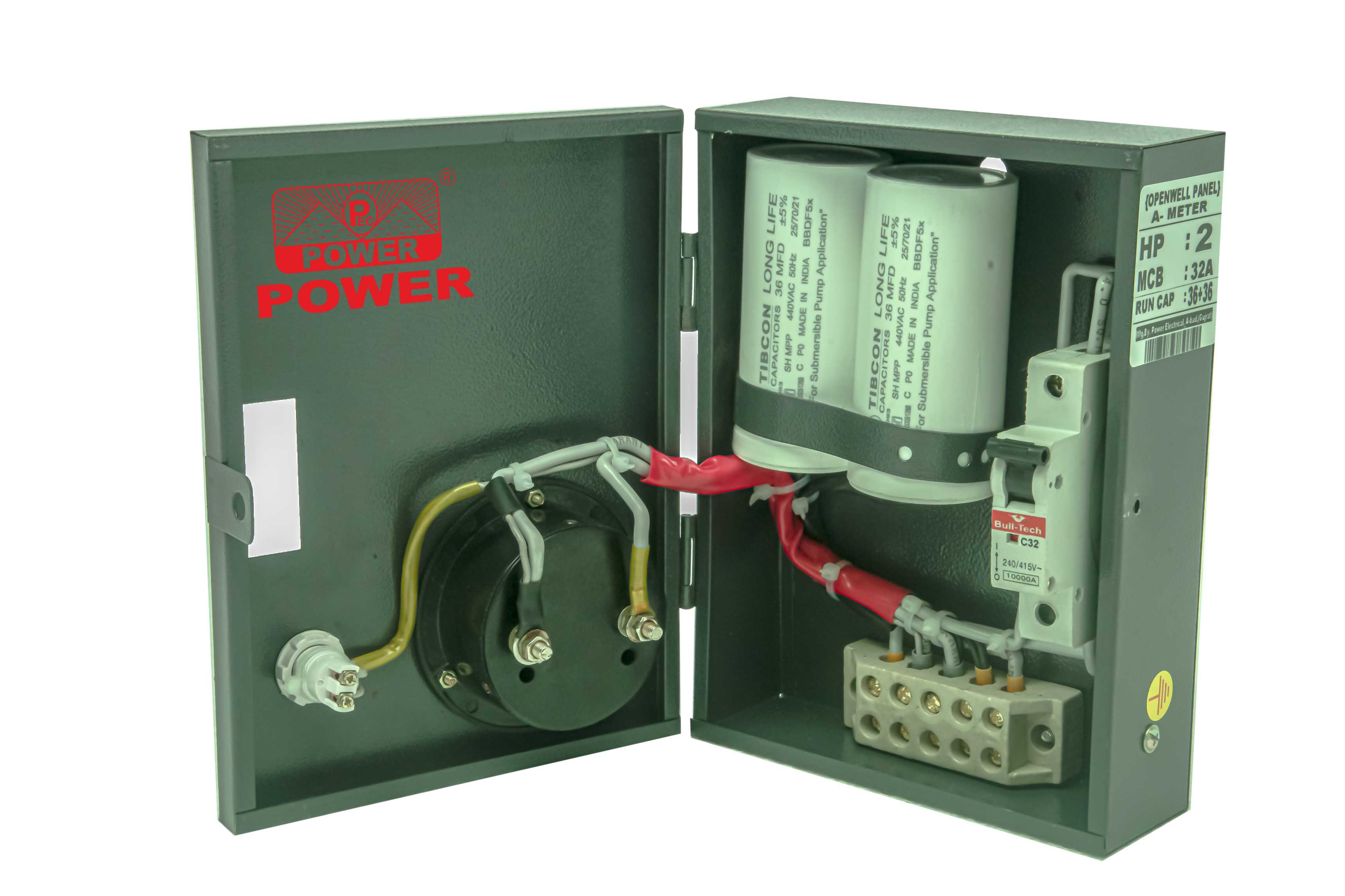 SINGLE PHASE OPENWELL MONOSET A-METER PANEL (2)