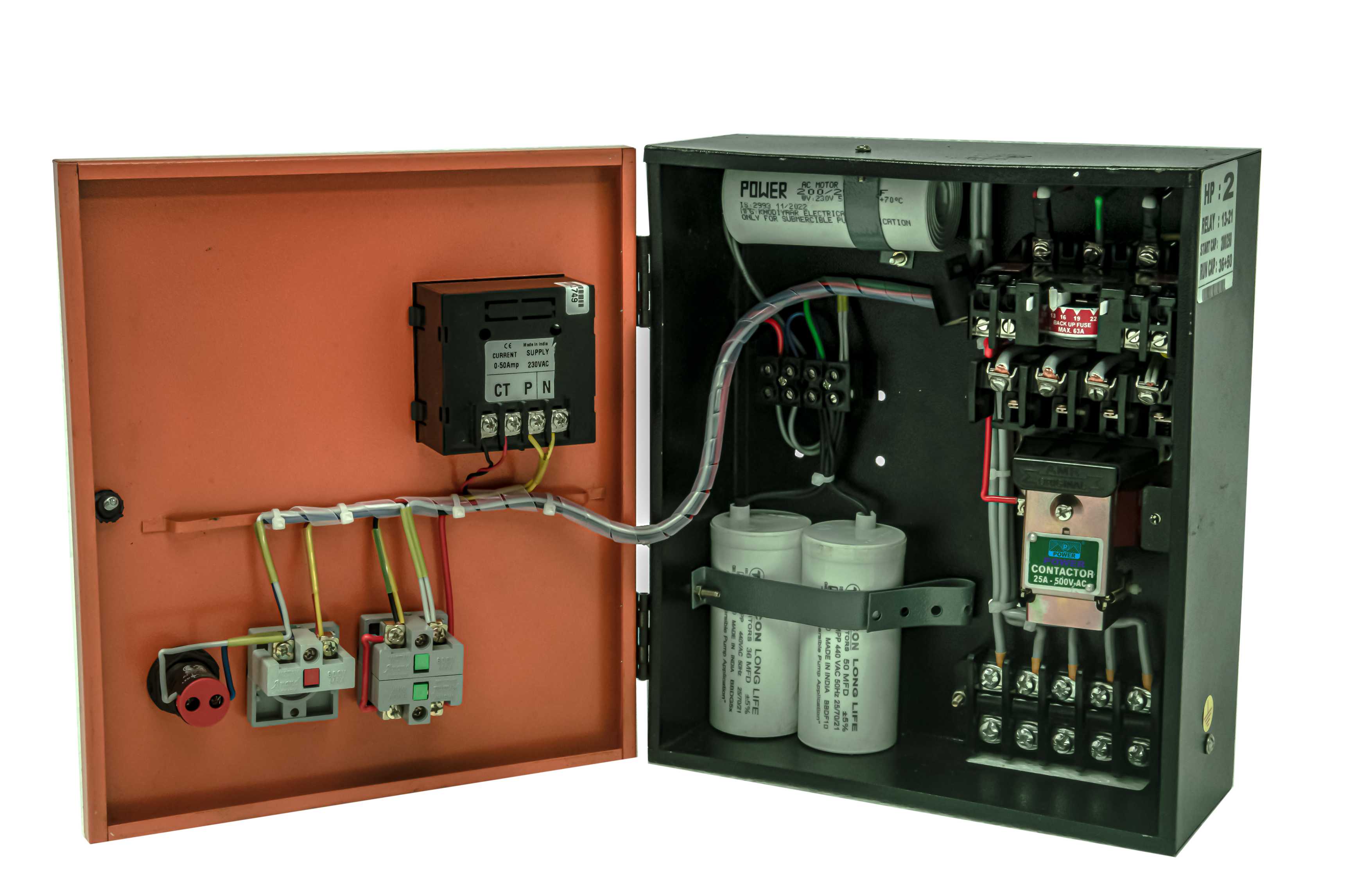 SINGLE PHASE V4 RELAY DIGITAL PANEL